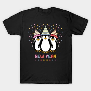 New Year penguin T-Shirt